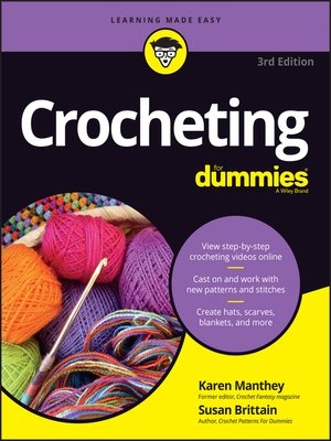 cover image of Crocheting For Dummies with Online Videos